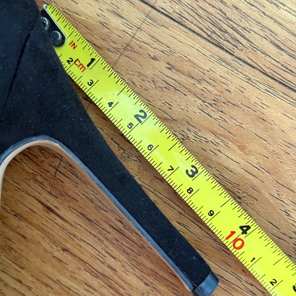 Aldo | Lavinia Black Suede Caged Stiletto Heels - Picture 8 of 8